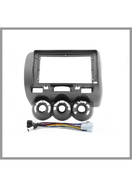 Honda Jazz / Cıty 2002-2008 9" Füme Çerçevesi - Soket