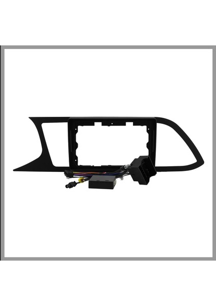 Seat Leon 2013-2021 Pıano Black 9 Inc Çerçevesi - Soket-Canbus