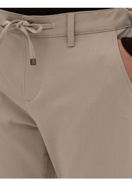 Erkek Bej Slim Fit Kanvas Pantolon 50309931-VR011 indirimleri