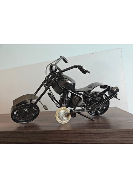 Metal Motorsiklet Maket Biblo Büyük Boy 1 Adet