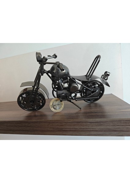 Metal Motorsiklet Maket Biblo Büyük Boy 1 Adet modelleri