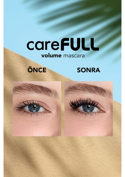 Carefull Volume Besleyici Etkili Yoğun Hacim Veren Siyah Maskara (000 Black) 8682536084093 modelleri