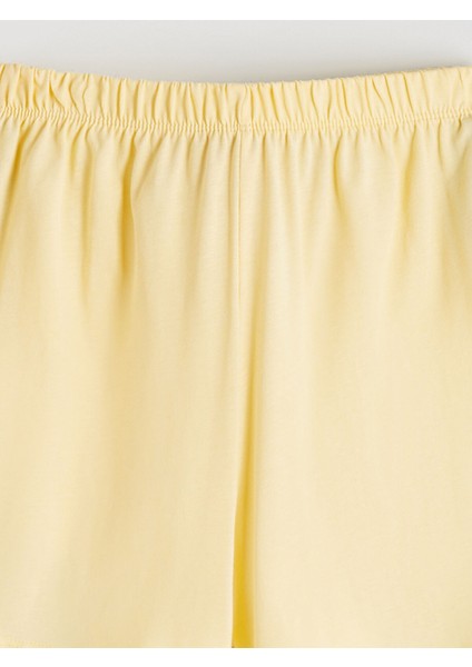 Yeni Sezon Vincent Van Gogh Baskılı Kız Çocuk Şortlu Pijama Takımı modelleri