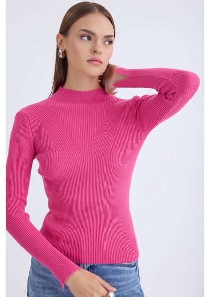 Balıkçı Yaka Uzun Kol Triko Bluz modelleri