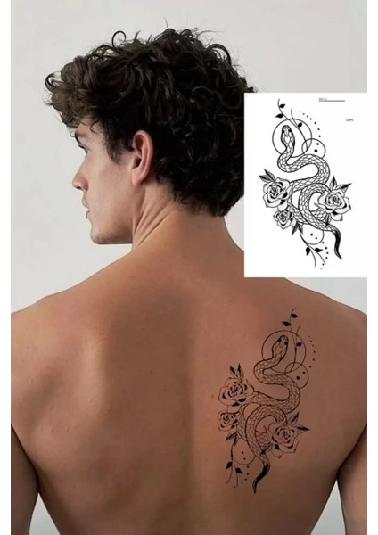 Geçici Yılan Figürlü Dövme Tattoo fiyatları
