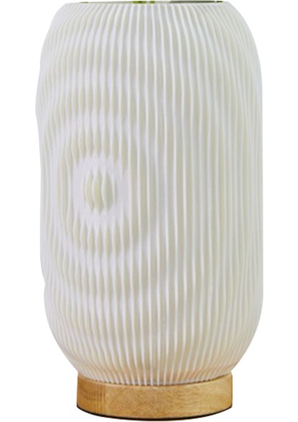 Yatak Başı Lambaları Için Ormancı Lambalar Vintage Çizgili Küçük Gece Işık Vazo Tasarımı Şarj Edilebilir Hafif Su Dalgalanma Tasarımı (Yurt Dışından) fırsatları