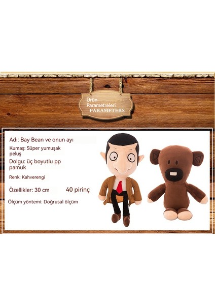 Karikatür Bay Bean Bear Peluş Oyuncak Bebek (Yurt Dışından) fiyatları
