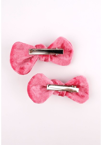 Pembe 2'li Kadife Kız Çocuk Klips Toka indirimleri