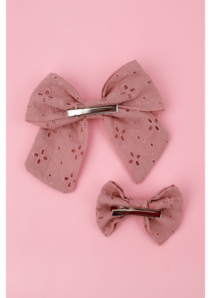 Gülkurusu Fisto Fiyonk Anne Kız Toka Set