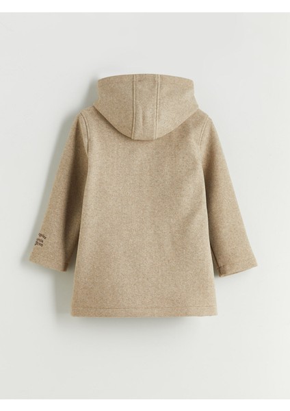 Yeni Sezon Kapüşonlu Kız Çocuk Kaşe Kaban fiyatları