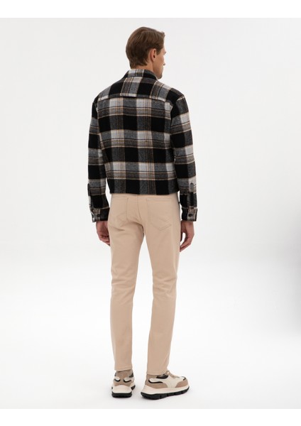 Erkek Bej Slim Fit Jean Pantolon 50315892-VR011 fırsatları