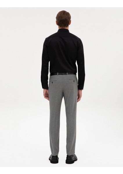 Erkek Füme Slim Fit Kumaş Pantolon 50317637-VR058 fırsatları