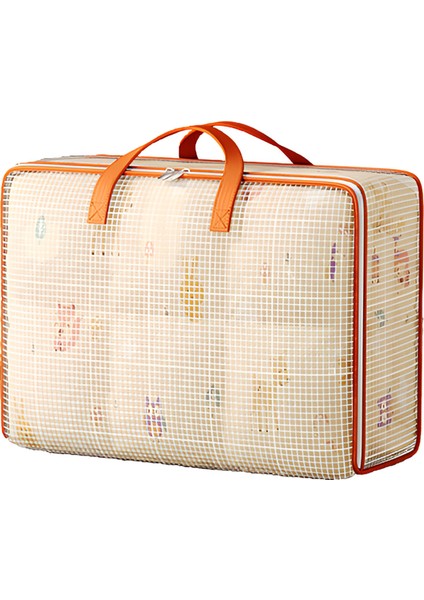 Pvc Klip Örgü Yorgan Saklama Çantası Giysi Bagaj Hareket Paketleme Çantası Organizatör Çantası Dokuma Çantası Taşınabilir Depolama (Yurt Dışından)