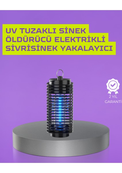 Kapalı ve Açık Alanlarda Etkili Elektrikli Sivrisinek Katili – Uv Işıklı Tuzak