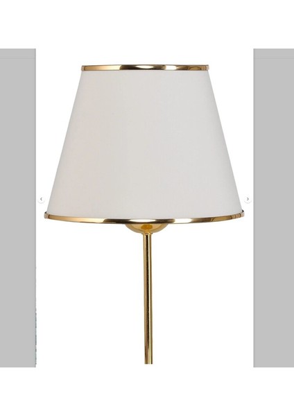 Mirza 2'li Metal Ayaklı Gold Abajur Masa Lambası Krem Ev Aydınlatma fiyatları