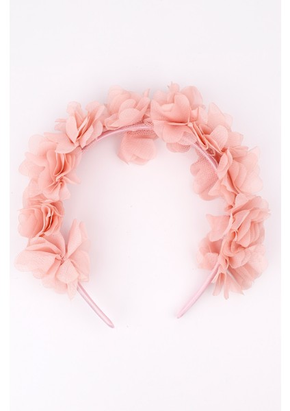 Pudra Çiçekli Kız Çocuk Taç fırsatları