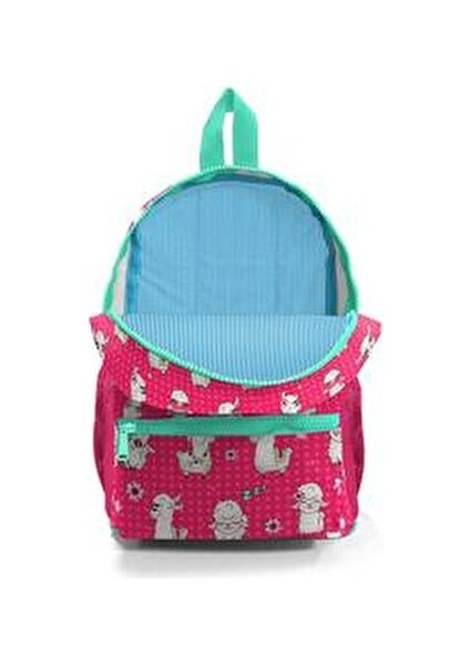 Yaygan Coral High Anaokul Çantası Pembe Yeşil Renkli 24 x 12 x 34 cm Çocuklar İçin fırsatları