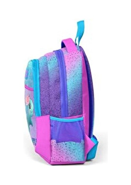 3'lü Okul Çanta Seti 1 Adet Okul Çantası 1 Adet Beslenme Çantası Açık Pembe