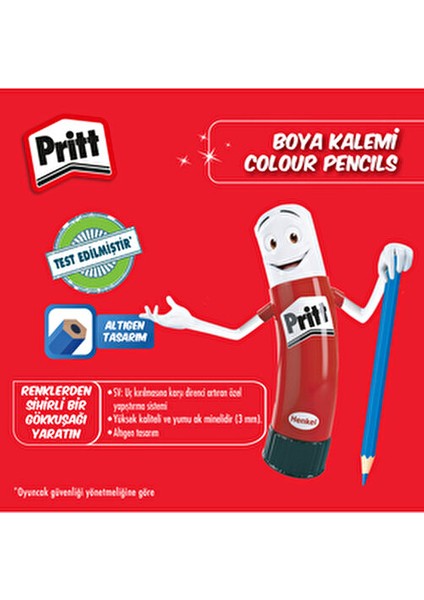 24 Renk Kuru Boya Kalemi Karton Kutu Mavi Renkli Sanat Malzemesi fiyatları