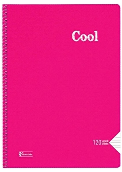 Color Cool A4 120 Yaprak Çizgili Defter Asorti Renklerle Eğlenceli Notlar İçin