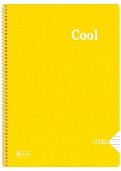 Color Cool A4 120 Yaprak Çizgili Defter Asorti Renklerle Eğlenceli Notlar İçin