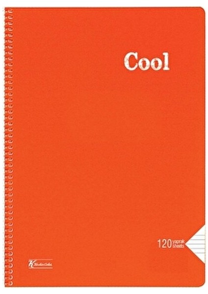 Color Cool A4 120 Yaprak Çizgili Defter Asorti Renklerle Eğlenceli Notlar İçin