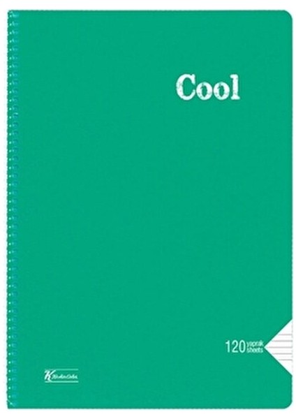 Color Cool A4 120 Yaprak Çizgili Defter Asorti Renklerle Eğlenceli Notlar İçin