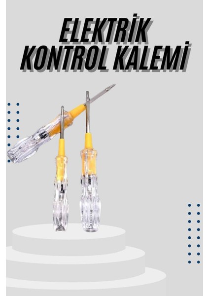 Kontrol Kalemi Çift Taraflı Uçlu Elektrik Akım Test Cihazı