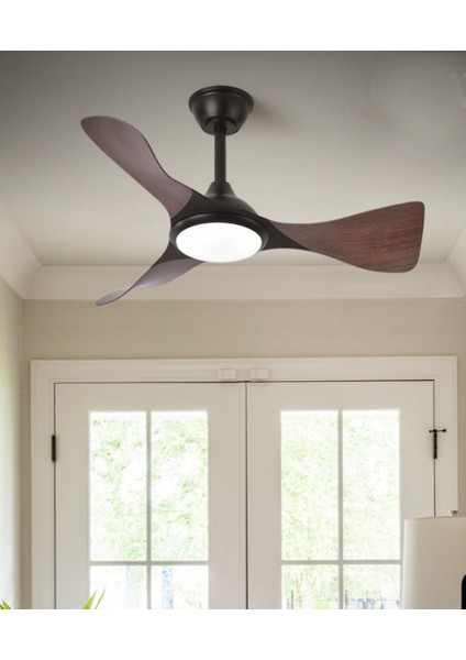 CT-3002 Bern Ledli Tavan Vantilatörü Ahşap Görünüm