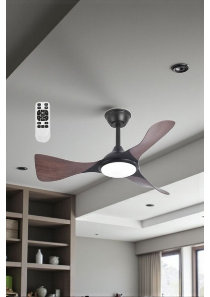 CT-3002 Bern Ledli Tavan Vantilatörü Ahşap Görünüm modelleri