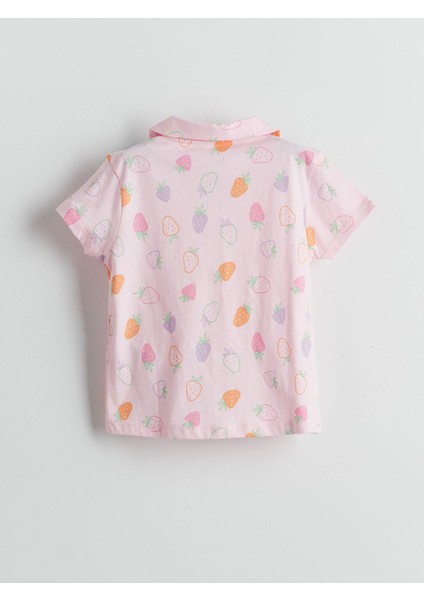 Yeni Sezon Çilekli Kız Çocuk Pijama Üst fiyatları