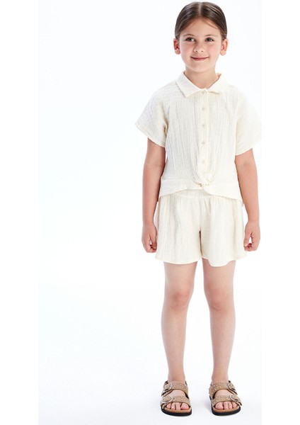 Yeni Sezon Basic Kız Çocuk Müslin Gömlek fiyatları