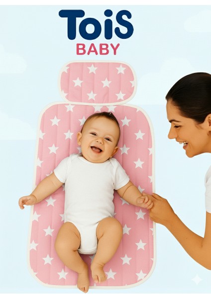 Pratik Alt Değiştirme Matı Minderi Alt Değiştirme Pedi Bakım Örtüsü Pembe