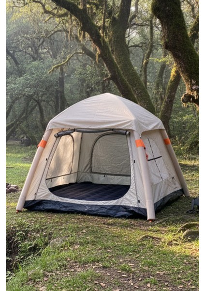 6 Kişilik Şişme Pratik Tenteli Kamp Çadırı 240X240X175 modelleri