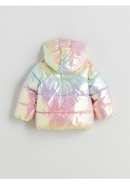 Yeni Sezon Renk Bloklu Kız Çocuk Şişme Mont modelleri