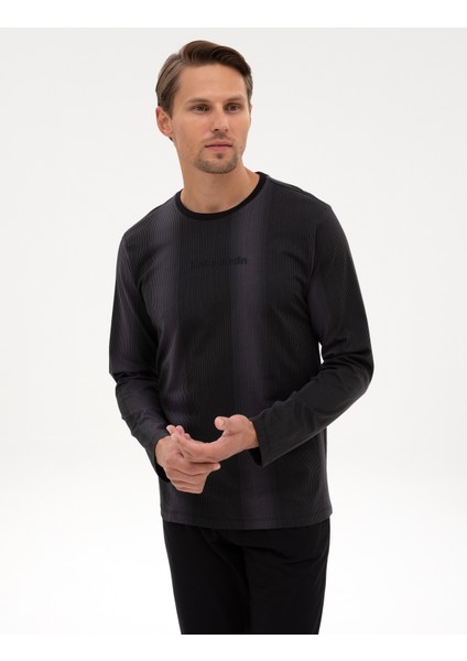 Erkek Siyah Pijama Takımı 50322637-001 modelleri