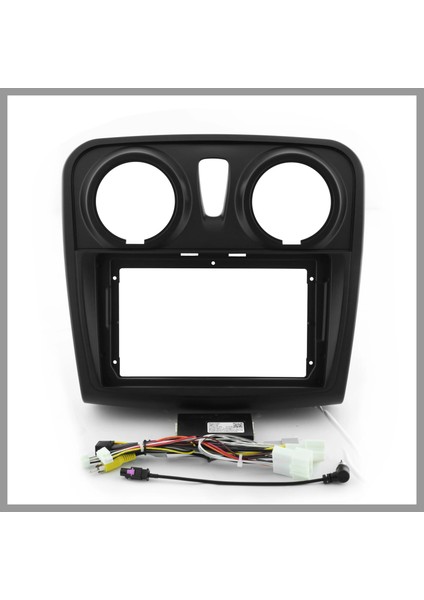 Dacia-Sandero 2012-2017 Uyumlu 9 Inc Çerçevesi-Soket-Canbus