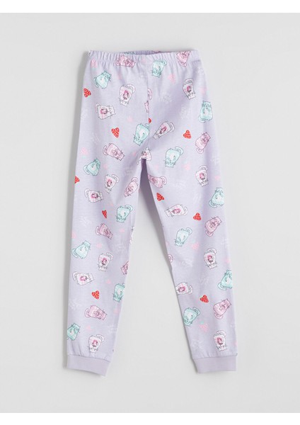 Yeni Sezon Bisiklet Yaka Kız Çocuk Pijama Takımı indirimleri