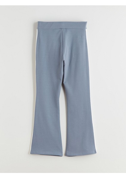 Yeni Sezon Beli Lastikli Ispanyol Paça Kız Çocuk Tayt modelleri