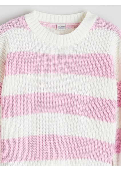 Yeni Sezon Bisiklet Yaka Çizgili Kız Çocuk Kazak fiyatları