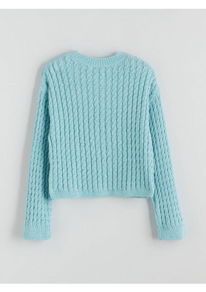 Yeni Sezon Bisiklet Yaka Kız Çocuk Kazak modelleri