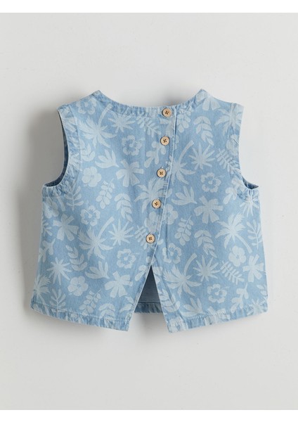 Yeni Sezon Çiçekli Kız Çocuk Jean Bluz fiyatları