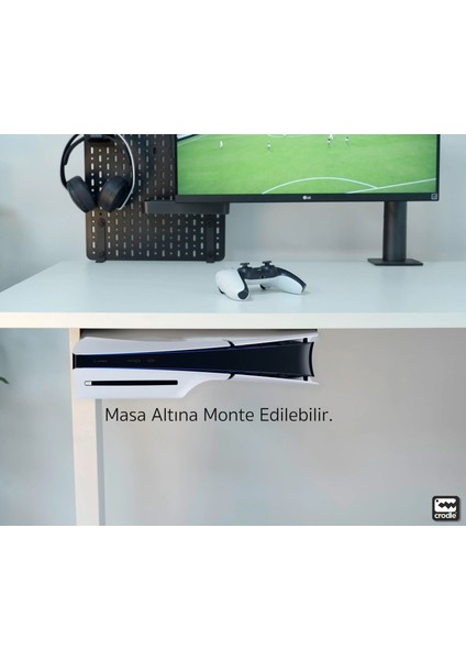 Playstation 5 Slim Duvar Standı ve Şarj Istasyonu Standı Ps5 Duvar Standı Gaming Aksesuar
