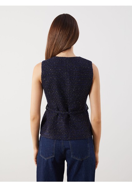 Yeni Sezon Bisiklet Yaka Parlak Dokulu Kadın Ceket indirimleri