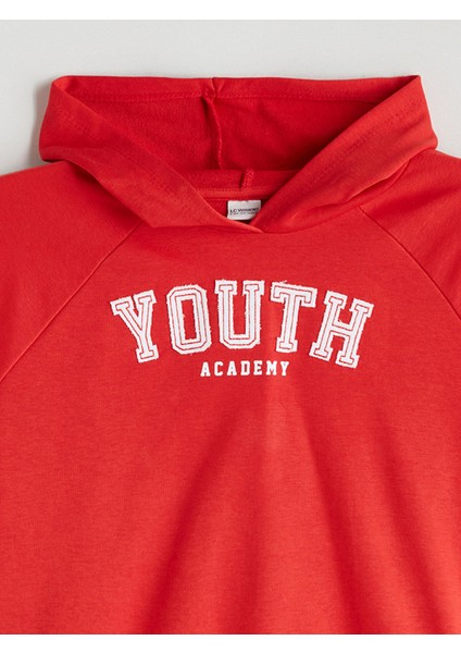 Yeni Sezon Kapüşonlu Baskılı Kız Çocuk Sweatshirt fırsatları