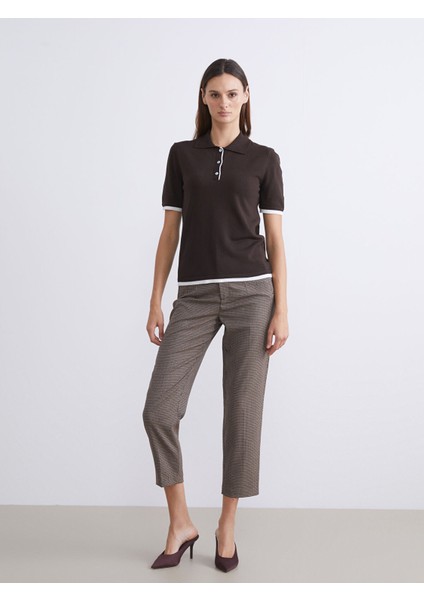 Yeni Sezon Polo Yaka Kadın Triko Kazak fiyatları