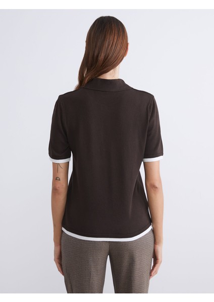 Yeni Sezon Polo Yaka Kadın Triko Kazak fırsatları