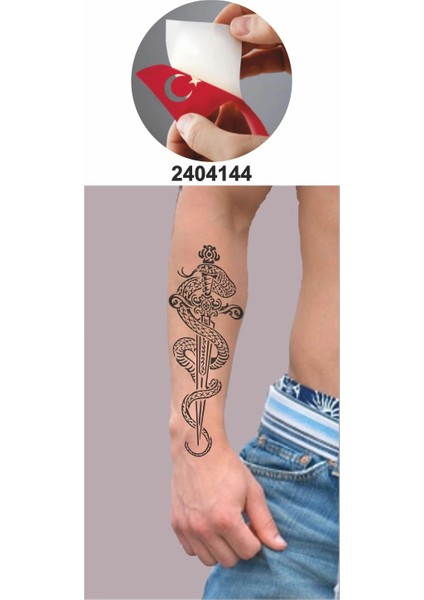 Kılıç Dragon Yılan Tattoo Geçici Dövme Şablonları Kına Kalıpları fiyatları