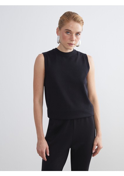 Yeni Sezon Bisiklet Yaka Kadın Triko Süveter