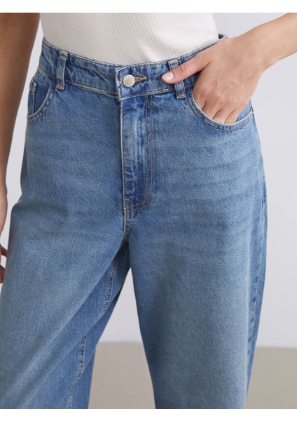 Yeni Sezon Barrel Fit Kadın Jean Pantolon modelleri